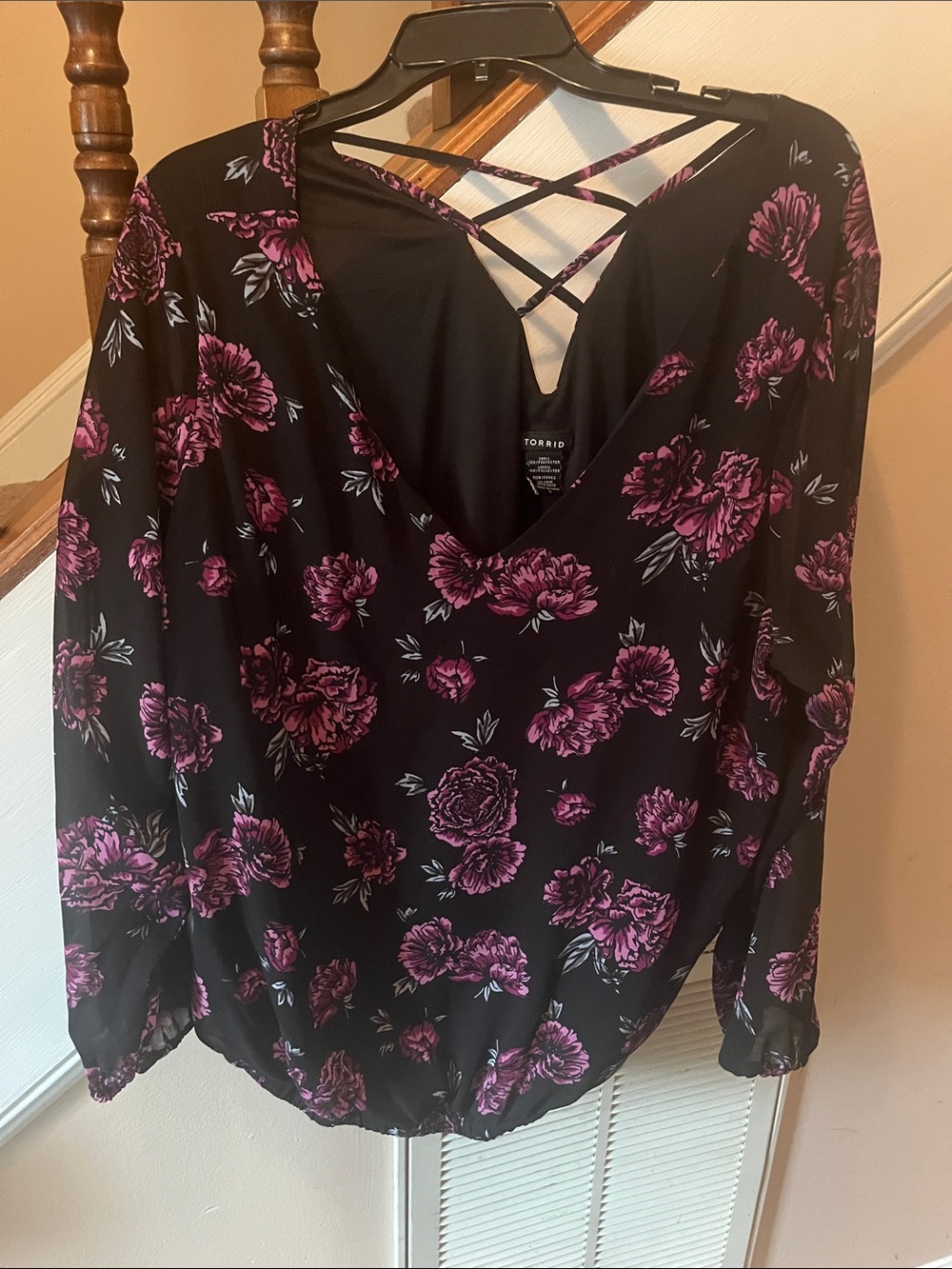 Torrid size 2 floral dressy top